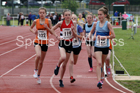 Girls under-13s 1500 metres, North Eastern Track and Fields Champs., Middlesbrough. Photo: David T. Hewitson/Sports for All Pics